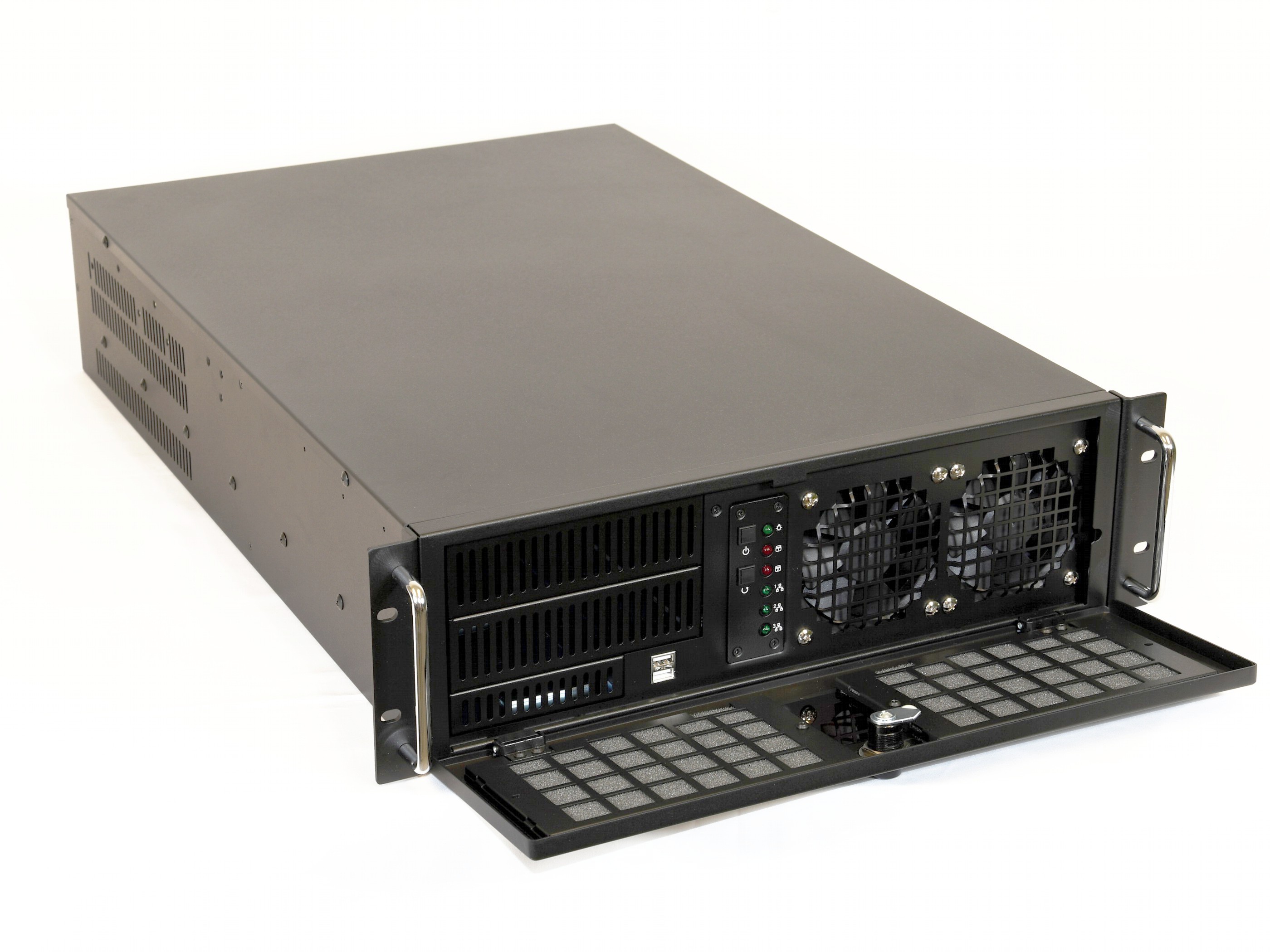 GHI-312 GUANGHSING 19" (19 Zoll) 3U/3HE Rackmount chassis for 12"x13" EATX mainboard