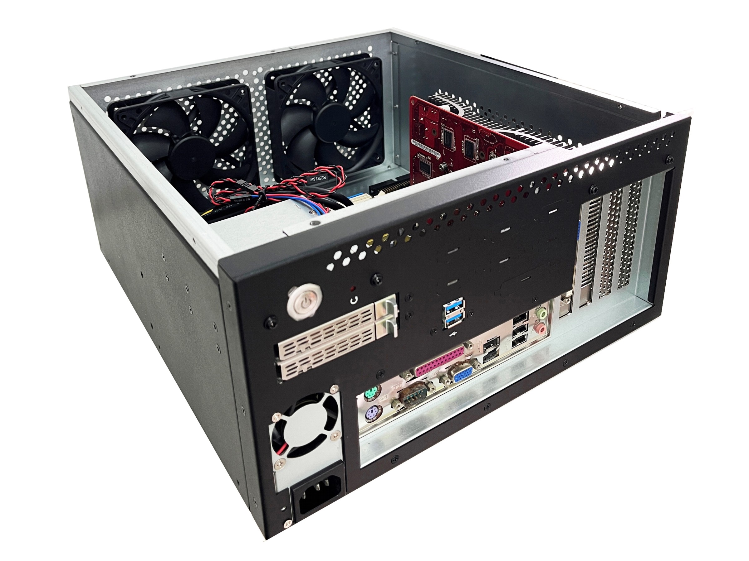 GHB-G01 Guanghsing, Liquid Fan Chassis and GPU Box, Edge AI Computing with robust Industrial computer solution